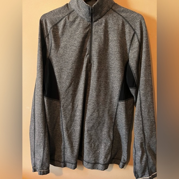 Lululemon zip pullover size large top heathered gray - Picture 8 of 9